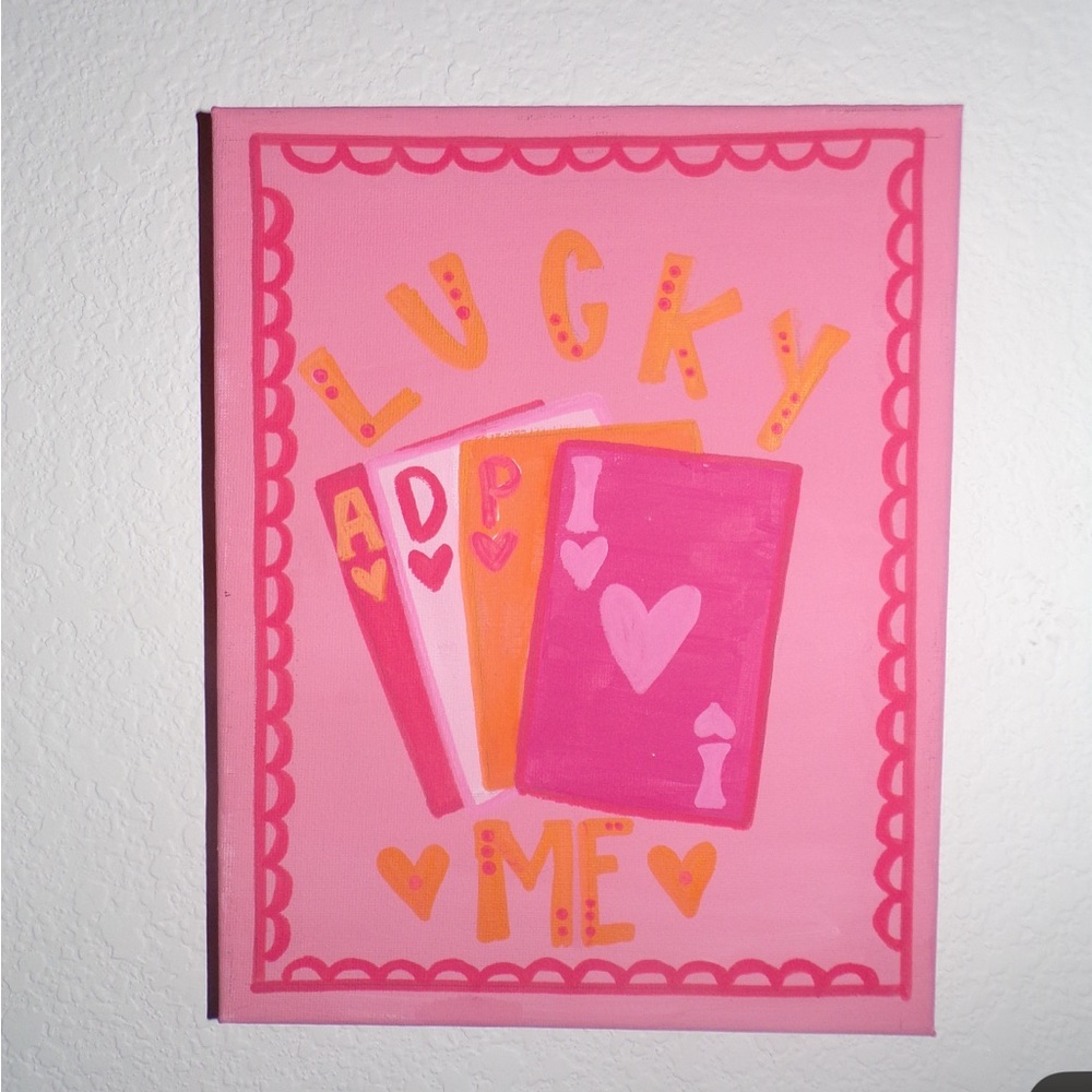 Pink and Orange 'Lucky Me' ADPI